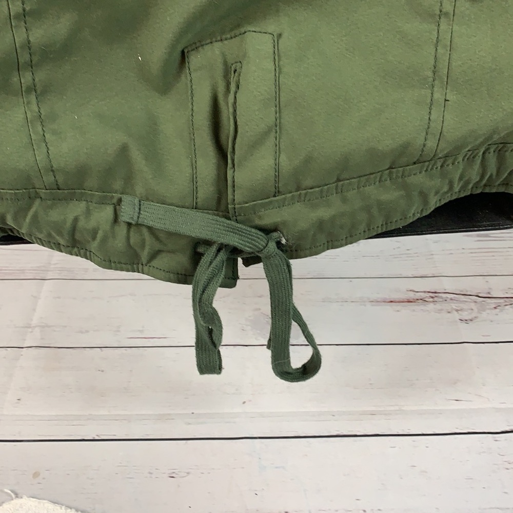 Hollister heritage green hooded coat size S - Picture 3 of 12